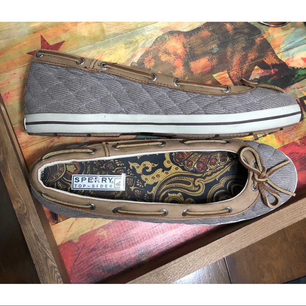 ⛵️ Sperry top-sider Largo ballet Flats Boat shoes